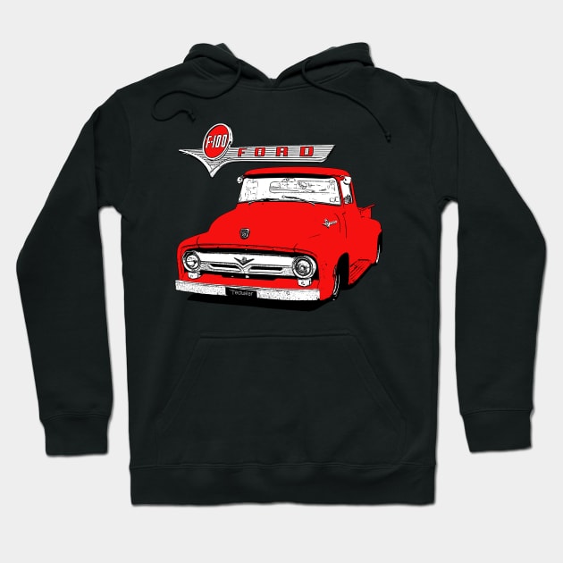 1956 F100 Hoodie by Tedwear